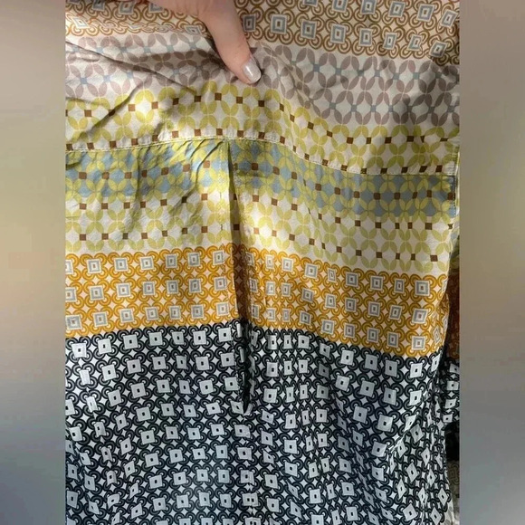 Mavi/ Button up blouse/ Grey elasticized waistband/ Size US S - Picture 6 of 15